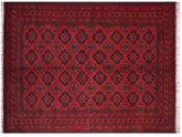 handmade Tribal Biljik Khal Mohammadi Red Blue Hand Knotted RECTANGLE 100% WOOL area rug 7x10